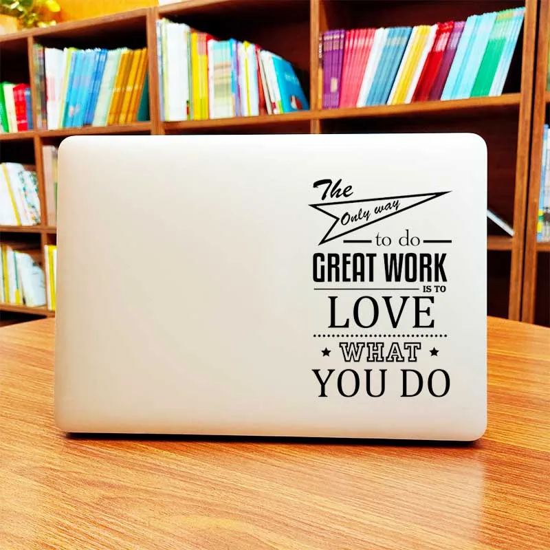 Motivational Life Wisdom Quote Laptop Sticker For Macbook Pro 14 Air