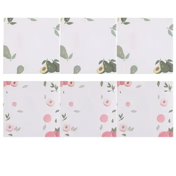 

6pcs Cute Small Sticky Note Tearable Message Note Paper Beautiful Flower Printed Paper Memo Paper for Home School Office (Random