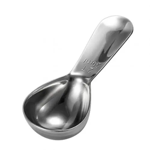 30ml Silver 15/30 мл многоразовый Нержавеющая сталь белка Кофе порошок ложка мерная ложка - Цвет: 30ml Silver