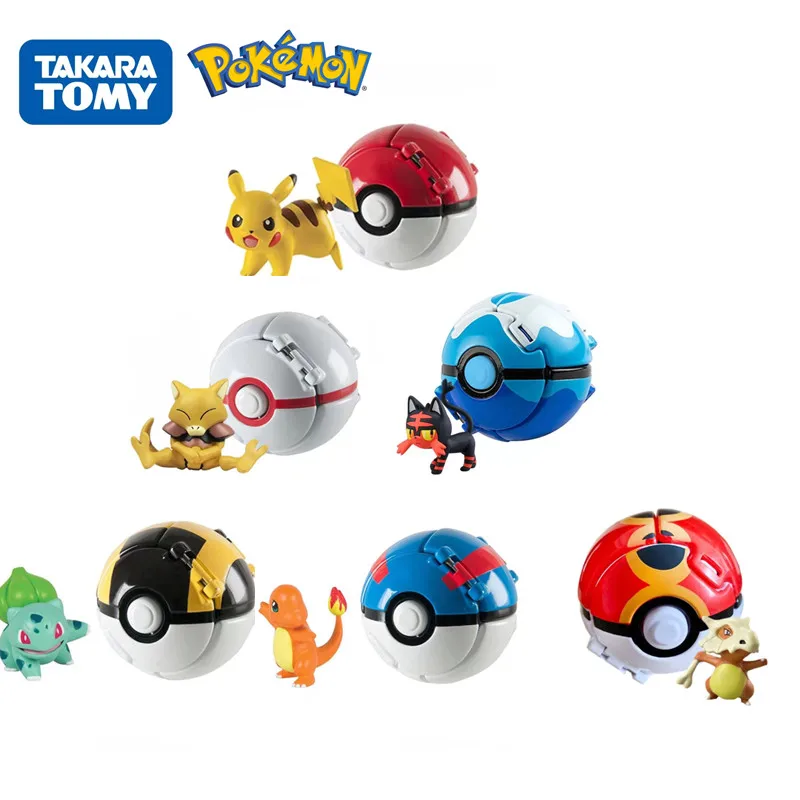 TOMY Покемон эльф мяч Пикачу Карманный Монстр вариант игрушки фигурка модель