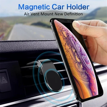 

XUNMA Magnetic Car Phone Holder 360 Rotation in-Car Air Vent Clip Cell Phone Mount Magnet Smartphones GPS Telefone Holder Stand