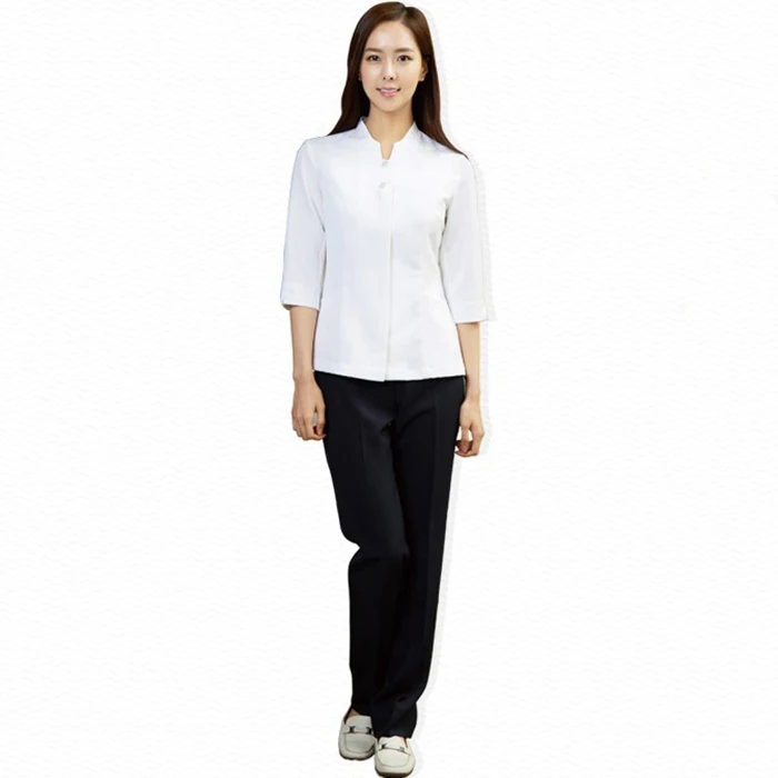 New style cosmetologist work clothes Korean spa physiotherapy technician suit beauty salon care clothes