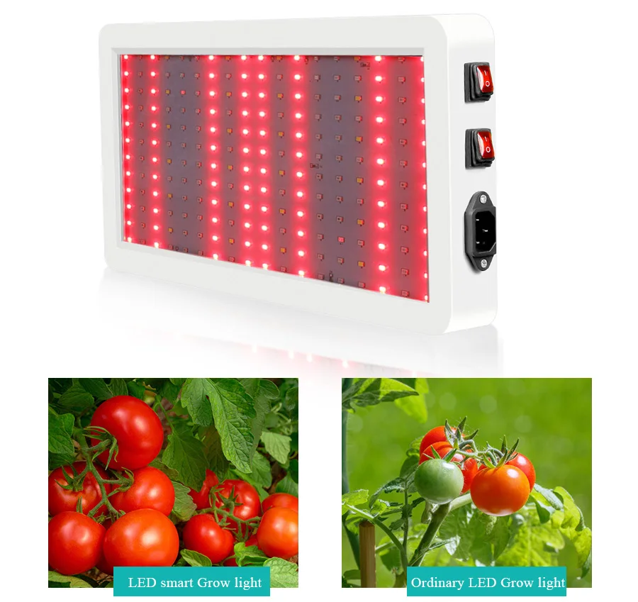 LED Grow Light Full Spectrum 410-730nm 1000W 1200W Phyto Growth Lamp Indoor Phytolamp for Plants Flower Veg Greenhouse Grow Tent (8)