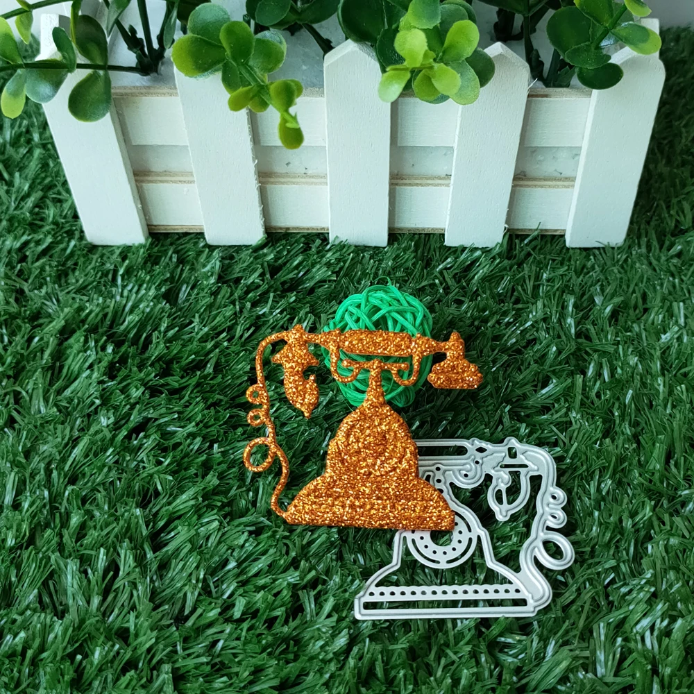 

New Phone Decoration Retro Template Metal Cutting Die Diy scrapbook paper card decoration process die embossing die-cutting