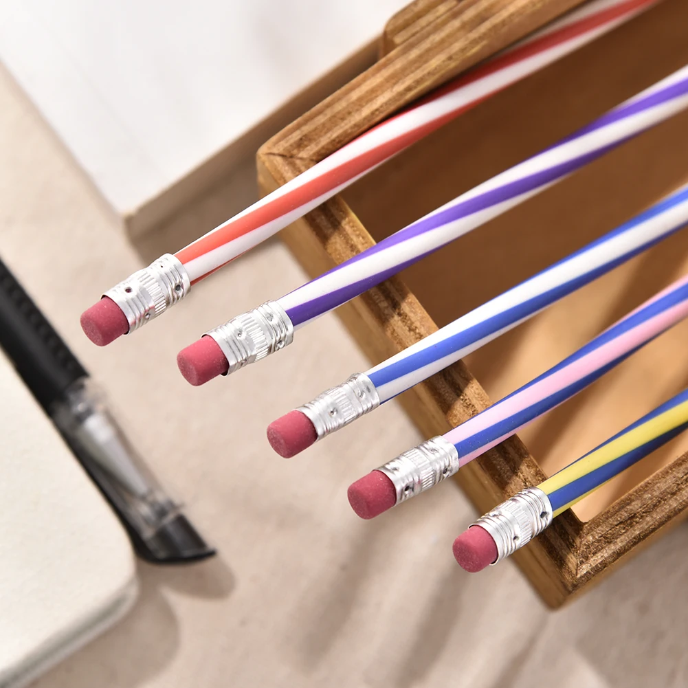 

Rubber Folding Soft Pencil Fantastic Toy Magic Writing Pens Random Color