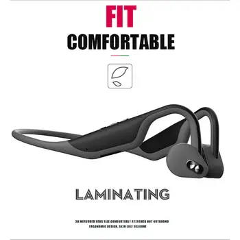 

FMJ Bone Conduction Wireless Bluetooth Headset Bluetooth 5.0 Waterproof Neck-Strap Earphone Handsfree