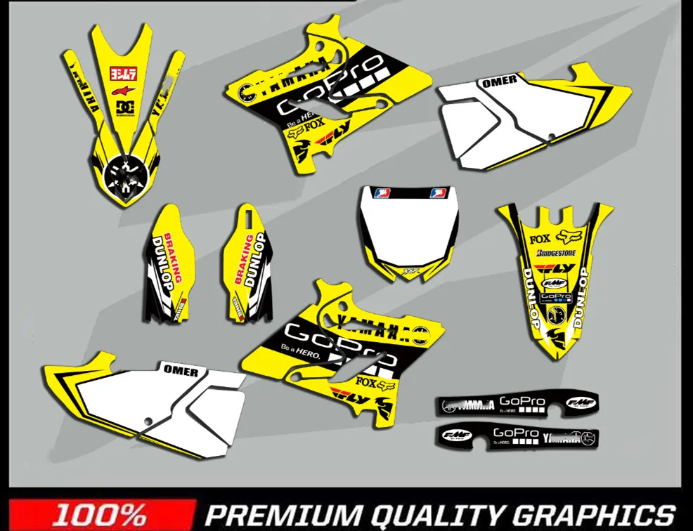 3m наклейки YZ125/250 15-19 мотоциклетная команда графика наклейки для YAMAHA YZ125 YZ250 125YZ 250YZ