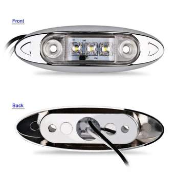 

Accessories Side Marker Lights Replacement Parts 10pcs Kit Driving Clearance Truck White Lamps Bulbs Waterproof