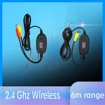 

2.4 Ghz Wireless Rear View Camera RCA Video Transmitter & Receiver Kit for Car Rearview Monitor FM Transmitter & Receiver