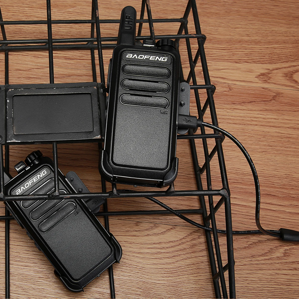2 шт. Baofeng BF-C9 мини-рация 400-470 МГц UHF двухстороннее радио портативный VOX usb зарядка портативный приемопередатчик