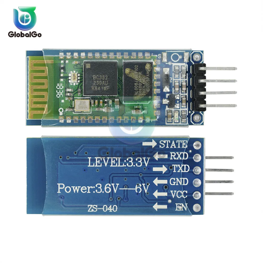 HC-05 HC 05 HC-06 HC 06 RF беспроводной Bluetooth 3,0 модуль приемопередатчика плата RS232/ttl к UART 4Pin конвертер адаптер
