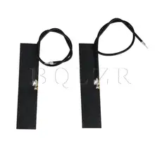 BQLZR 2pcs Черная внутренняя антенна с высоким коэффициентом усиления сварная 45x10 мм длина провода 13 см