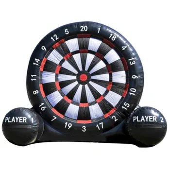 Online 3m Hot Sale High Huge Inflatable Dart Board Outdoor Stands Game Kids Adult Sports Football Soccer Darts With Air Blower