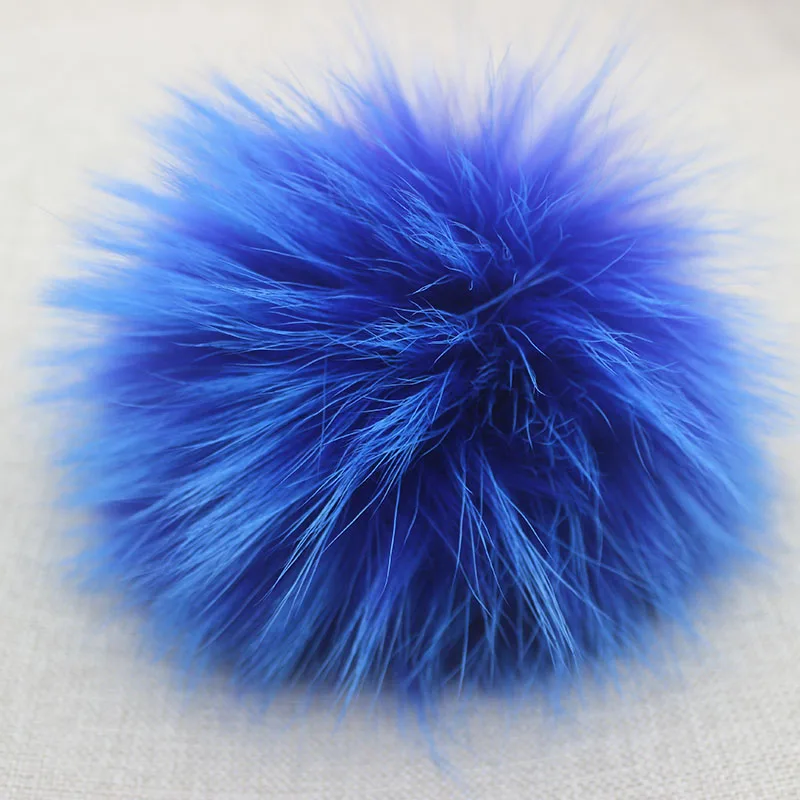 Large Luxury Faux Fur Pompom | Tie, Button or Snap Pom poms