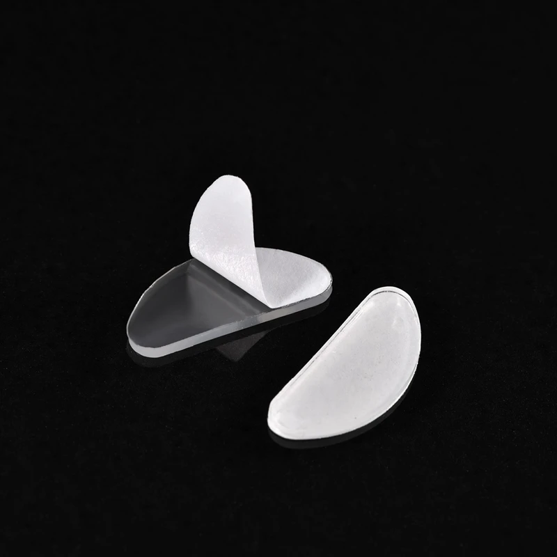 18 Pairs Eyeglasses Nose Pads Glasses Adhesive Silicone Anti-Slip Nosepads for Eyeglass Glasses Sunglasses(Transparent, 1.5Mm