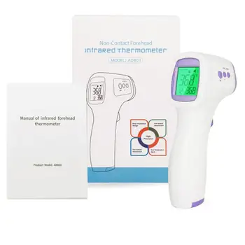 

AD801 Non-contact Infrared Thermometer Human Body Temperature Meter Digital Temperature Gun LCD Display Thermometer