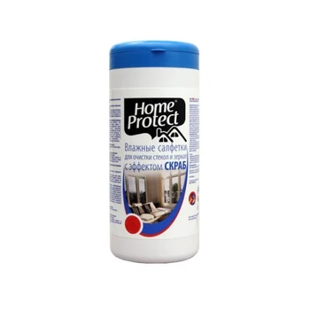 

Wet wipes Home Protect, for cleaning glasses and mirrors, 80 pcs