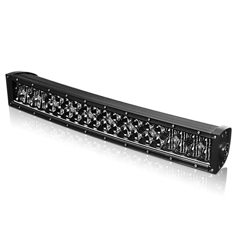 

AliExpress Hot Selling 22 Inches Black Pearl 200W 5D Lens Cree Bow-Shaped Automotive LED Strip Lights