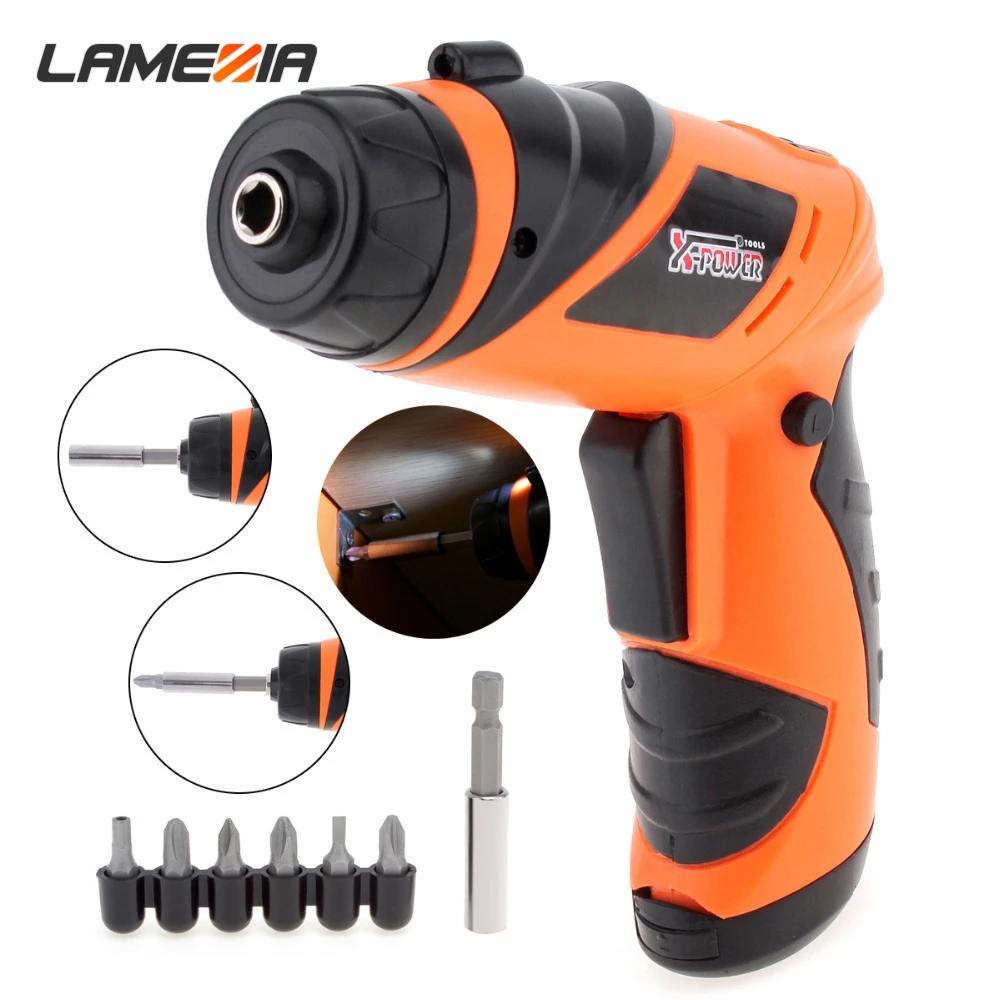 

LAMEZIA Multifuncational Mini Electric Drill Set Household Cordless Screwdriver Suit Power Tools