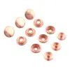 30sets 15mm Metal Press Studs Sewing Button Snap Fasteners Rose gold Sewing Leather Craft Bags Garment Handmade DIY Accessories 2