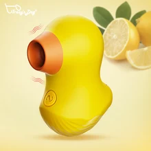 O cão de tracy sr. duckie clitoral sugando vibrador para clit mamilo estimulação com 7 níveis de sucção lembrança para amantes brinquedos sexuais