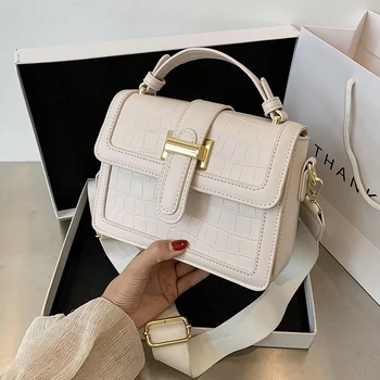 

Crocodile pattern Small Tote bag 2020 Fashion New High quality PU Leather Women's Designer Handbag Travel Shoulder Messenger Bag