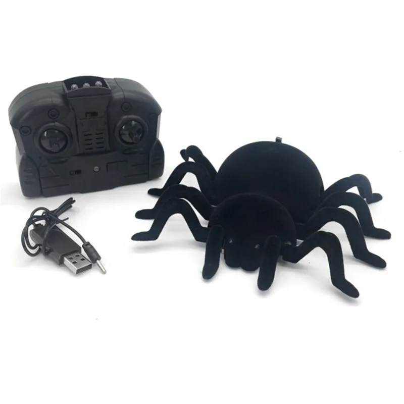 Haloween Terrifying Creepy Wall Climbing Spider Remote Control Tricks Adult Toys 