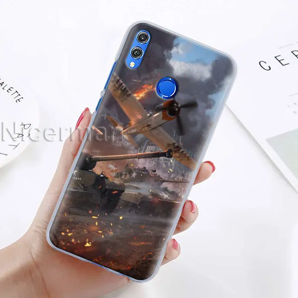 H02 Чехол для телефона World Of Tanks для Honor 20 Pro 10 20 Lite 20i Honor 8X 9X 8A Pro 8C 8S Play 3e - Цвет: H02