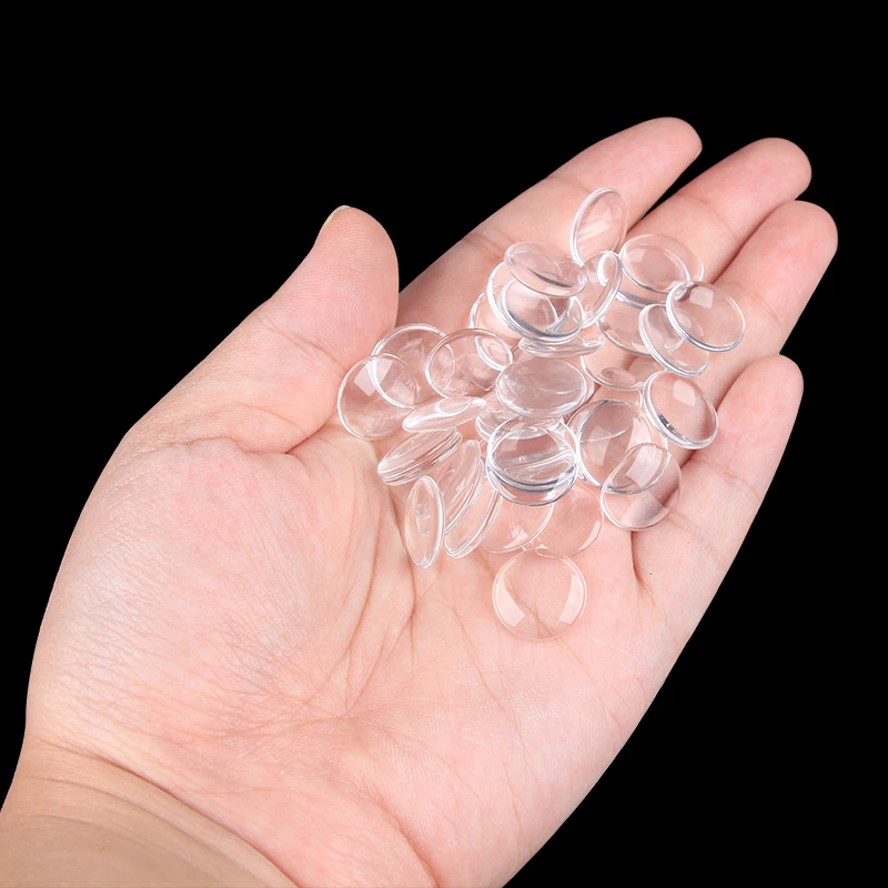 100 Pcs 14mm Cute Glass Doll Eyes Accessories for Toy DIY Crafts