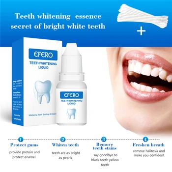 Teeth Whitening Serum Gel Dental Oral Hygiene Effective Remove Stains Plaque Teeth Cleaning Essence Dental