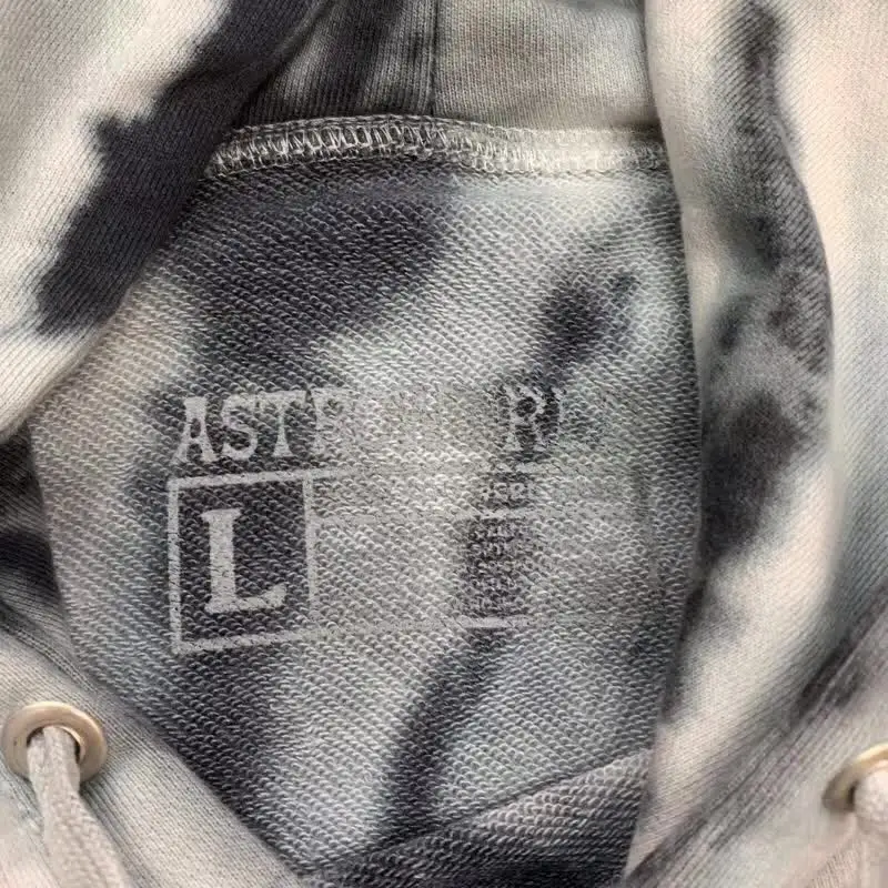 ASTROWORLD Hoodie Men Women Hoodies 2019 TRAVIS SCOTT Tour Black Tie Die ASTROWORLD Sweatshirts NO