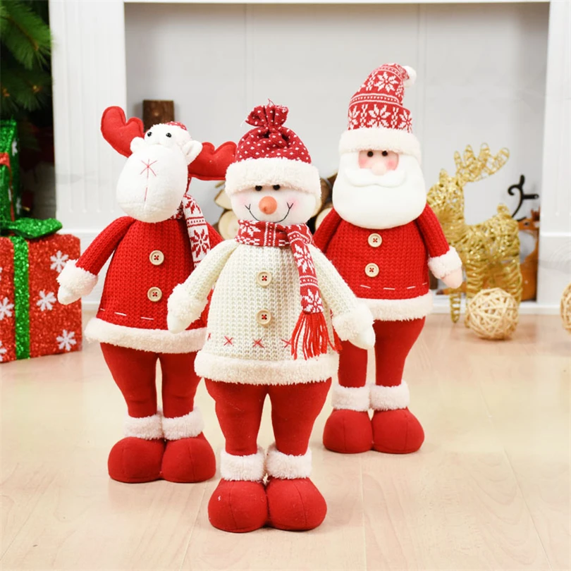 

2020 HOT 30 Styles Christmas Decorations Christmas Dolls Christmas Tree Decorations Innovative Elk Santa Snowman Decorations
