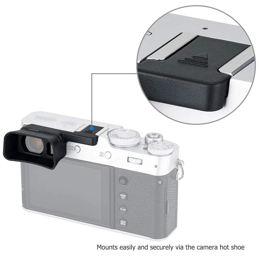 Fuji X100v Fuji Xe3 Viewfinder Soft Silicone Camera Eyecup - Main Image