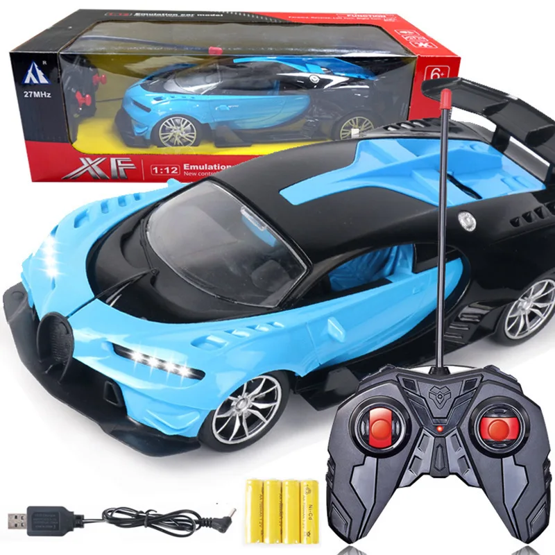 

Hot Sales Ultra Large Rechargeable Remote Control Car 1: 12 Stone Remote Control Car Light Drop-resistant Sports Car Model CHILD