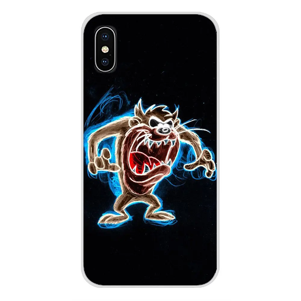 Looney ttes Tasmanian Devil Taz силиконовый чехол для Apple iPhone X XR XS 11Pro MAX 4S 5S 5C SE 6S 7 8 Plus ipod touch 5 6