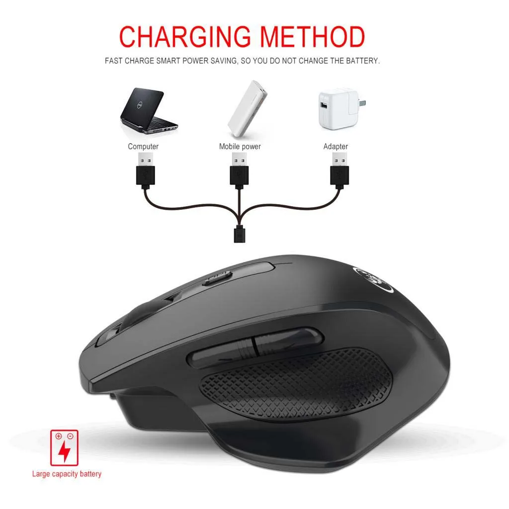 High performance 2.4G Wireless Optical Gaming Mouse 2400DPl Mice for Computer Laptop PC 2.4Ghz Wireless Mouse Mice 2019 New