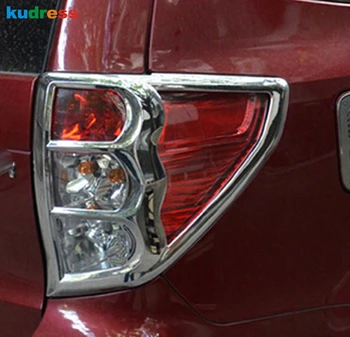 Koop Voor Subaru Forester 2009 2010 2011 2012 ABS Chrome Achterlicht Lamp Cover Trim Frame Backup Light Protector Auto accessoires