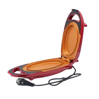 

Electric Frying Pan Steak Barbecue Plate Smoke-Free Non-Stick Pot Heating Frying Pan(EU Plug)