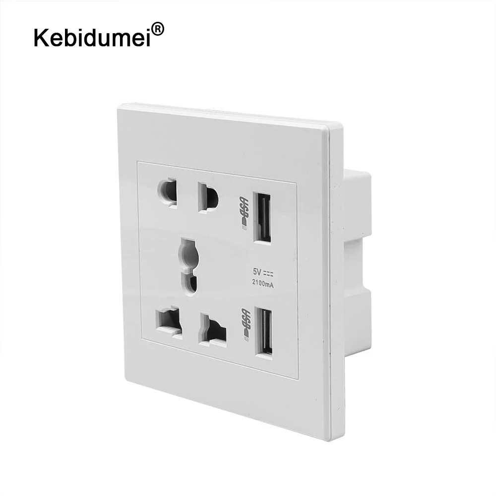 Kebidumei 2019 новый двойной USB порт электрическое настенное зарядное устройство док