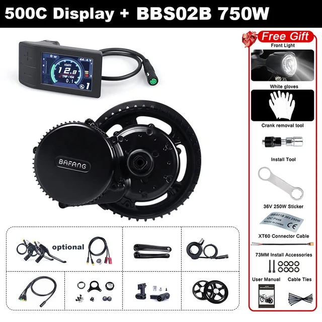 Bafang BBS02B 48V 750W Motor Mid Drive 