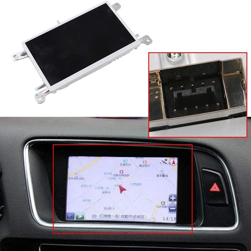 ЖК экран 6 5 дюйма GPS навигатор монитор MMI мультимедийный дисплей для A u d i A4 B8 A5 Q5 2010