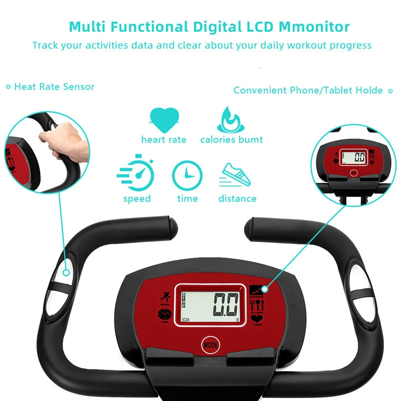 Home Spinning bicycle 3-in-1 Exercise Bike indoor exercise bike 117kg load Indoor Cycling Bikes sports equipment pedal bicycle (5)