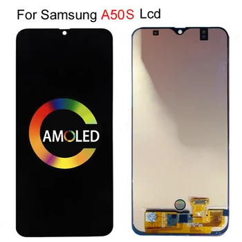 

Amoled lcd For Samsung Galaxy A50S A507 LCD Display Touch Screen Digitizer with frame Assembly Replacement For Samsung A50s LCD