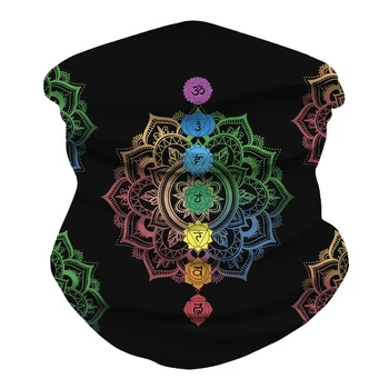 

Mandala Pattern Face Mask Reusable Safe Cloth Face Mask Filter Anti Pollution Tube Mask Respirators for Dust Bandana Face Cover