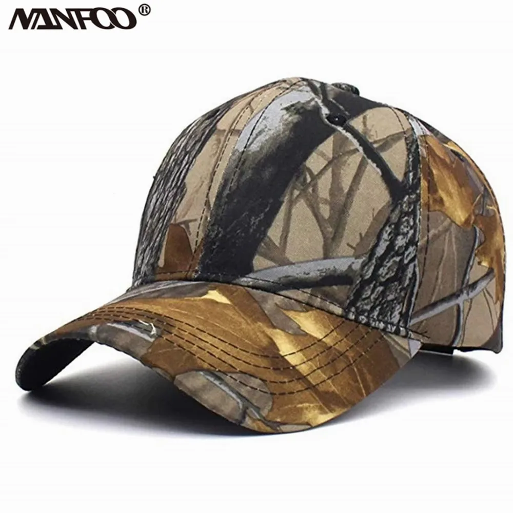 6 Colors Bionic Camouflage Hunting Fishing Hats Jungle Camo Photography Cap Summer Sunshade Adjusted Sizes Baseball Peaked Cap baseball cap,camouflage hat