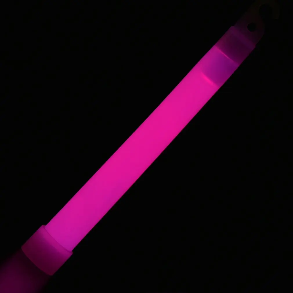 

6-Inch Light Sticks LED Plastic Sticks Wands Rally Rave Cheer Batons Party Flashing Glow Stick With Hook For Camping