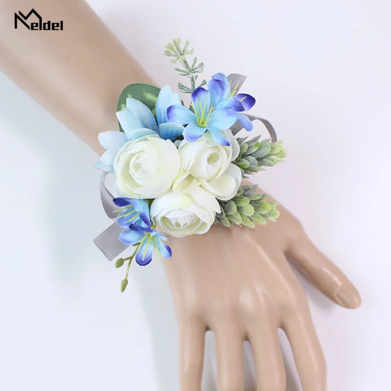 3    wedding Wrist Corsage Bracelet wrist flower  (34)