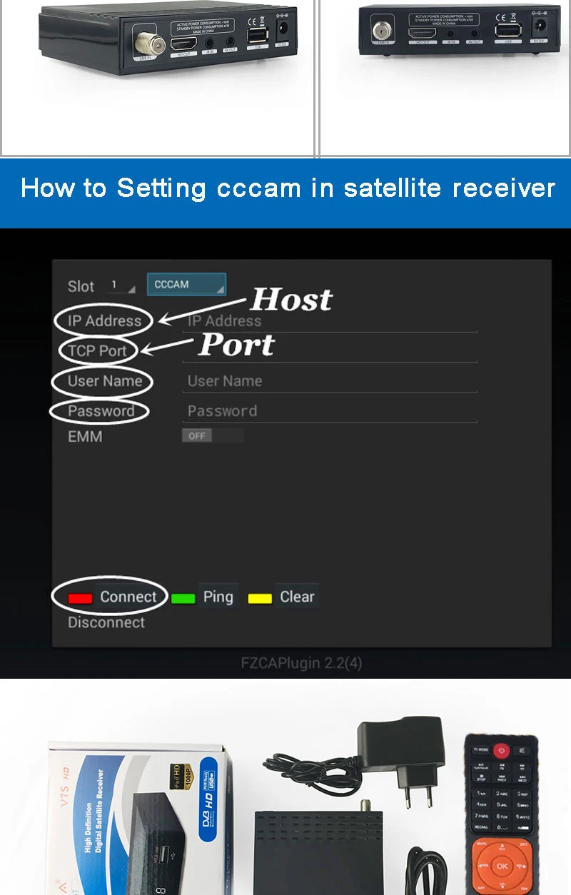 DVB S2 freesat gtmedia v7s HD recepteur спутниковый 4 к H.265 с USB WiFi спутниковый декодер freesat v7 tv box+ Испания cccam сервер