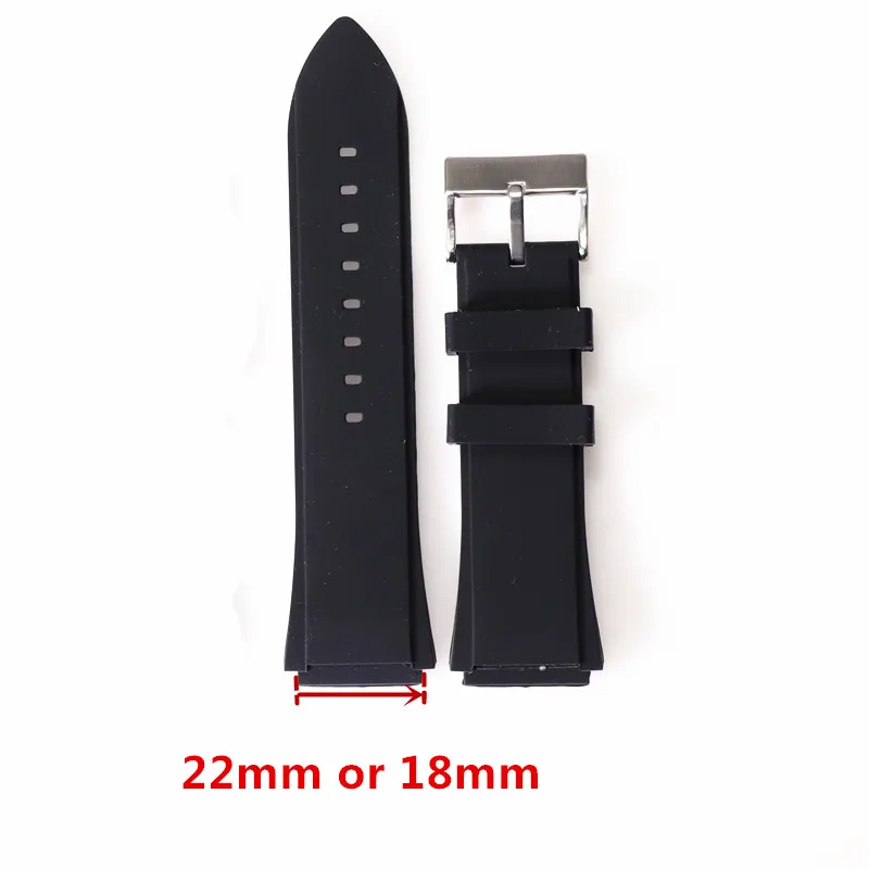 Per Guess gC cinturino in pelle pelle bovina di alta qualità da uomo  cinturino in Silicone da donna bracciali W0040G3 W0247G3 cinturino -  AliExpress Watches