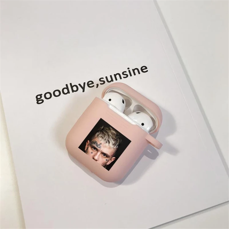 Чехол Hellboy Lil Peep Love для airpods чехол Pro Прозрачный Airpod аксессуары наушников матовый